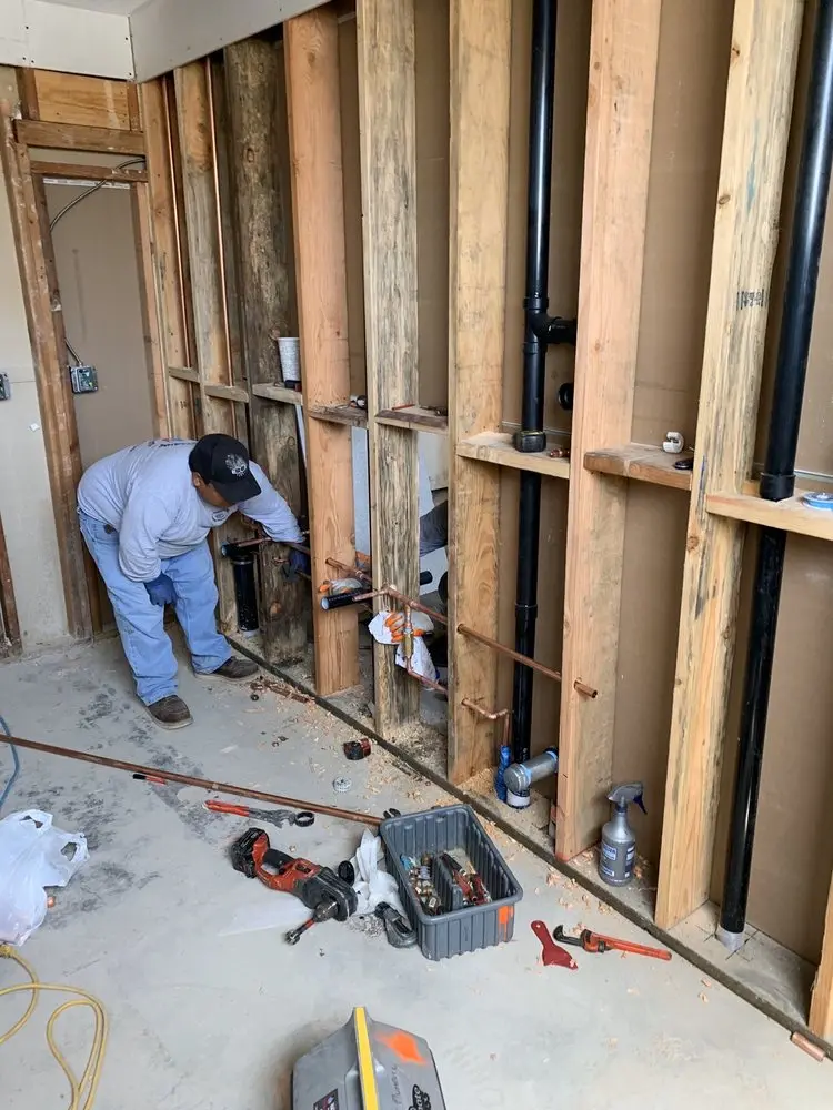 Commercial rough-in plumbing for Water Heater Replacement in Greenway - Upper Kirby